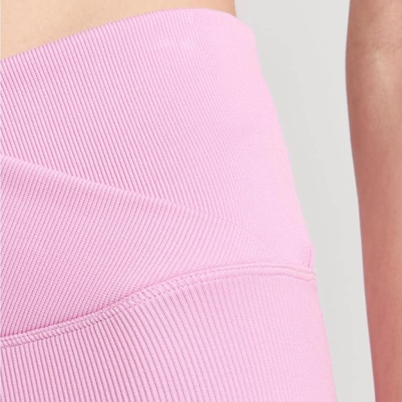 Spiritual Gangster Candy Pink Wrap Front Seamless Leggings - Picture 4 of 9